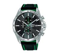 Lorus Quartz Watch, Black-Green, Sports