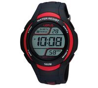 Lorus R2307EX9 - Digital Watch Mens - Black Rubber Strap