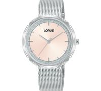 Lorus RG239WX9 Wristwatch Ladies 36mm Quartz Pink, Silver Silver 5 ATM Mesh s...
