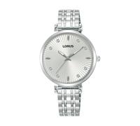 Lorus RG261XX9 Ladies Quartz Silver Tone Crystal Set Dial 2 Year Warranty