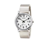 Lorus White & Silver Expandable Watch RG859CX5