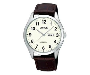 Lorus RJ647AX9 Black Leather Strap Watch - W16229