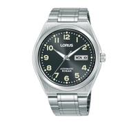 Lorus Mens Sports Blue Dial Two Tone Bracelet Watch RH968SX9
