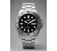 Lorus Watch RL471BX9 Mens Automatic Black and Blue 'Power Sports' RRP £154.99