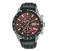 Lorus Men's Chronograph Water Resistant Analogue Quartz Watch One Size Black