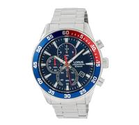 Lorus RM325JX9 Men's Analogue Quartz Watch with Metal Strap, Blue