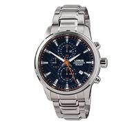 Lorus RM329HX9 Men's Analogue Quartz Watch with Metal Strap, Blue, Blue, Bracelet