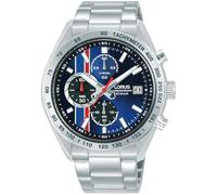 Lorus Sports Chronograph RM393JX9 - Man - 43 mm - Quartz - Mineral Glass Blue 20 mm