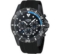 Lorus RT339BX9 - Watch Men - Quartz - Chronograph - Black Rubber Strap