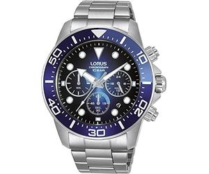 Lorus RT345JX9 Women's Automatic Watch Stainless Steel with Metal Strap, Blue, Sports