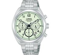 Lorus RT393KX9 Wristwatch Chronograph 41mm 10ATM Quartz Unisex Green Silver