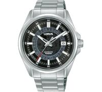 Lorus RU401AX9 Wristwatch Automatic 42mm 10ATM Unisex Black Silver Link strap