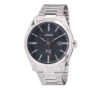 Lorus RX333AX9 Men's Solar Stainless Steel Watch with Metal Strap