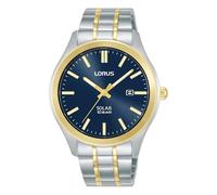 Lorus RX392AX9 Solar Two Tone Blue Dial Bracelet Watch - W16334