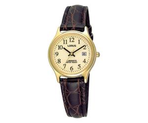 Lorus RXT92AX5 Brown Strap Watch - W58139