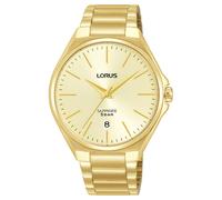 Lorus Sapphire Men's Champagne Dial Gold Tone Stainless Steel Watch