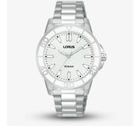 Lorus Silver & White Watch RG253VX9