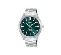 Lorus Solar Men's 40mm Green Dial Stainless Steel Bracelet Watch