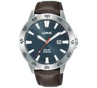 Lorus Solar Men's Brown Leather Strap Watch