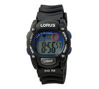 Lorus Sport Men's Chronograph Watch Stainless Steel and Plastic with Urethane Strap R2351AX9, Strap.
