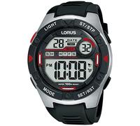 Lorus Sport Men's Watch Chronograph Stainless Steel and Plastic with Silicone Strap R2393MX9