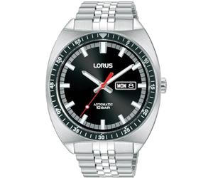 Lorus Sport RL439BX-9 men's time-only watch with silver steel case and bracelet.