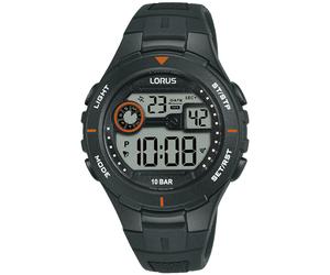 Lorus Sports Digital R2381PX9 - Man - 36 mm - Digital - Quartz - Plexi Glass Black 18 mm