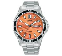 Lorus Sports Diver Day/Date (42mm) Orange Dial / Stainless Steel RH361AX9 Watch