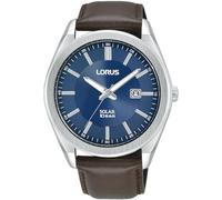 Lorus RX357AX9 Solar Brown Leather Strap Watch - W16313
