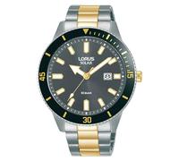 Lorus Sports Solar 100m (43mm) Grey Sunray Dial/Two-Tone Stainless Steel RX327AX9