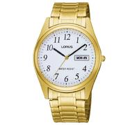 Lorus Unisex Analogue Watch with White Dial Analogue Display - RXN08BX9