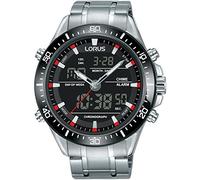 Lorus Watch Man Steel Analogue Chronograph RW635AX9 Sports Steel Bracelet