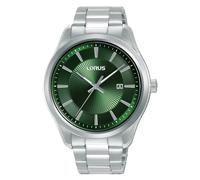 Lorus Watch Mens RH929RX9 Green Dial Stainless Steel Bracelet RRP £64.99