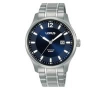 Lorus Watch Mens RH997QX9 Blue Dial Titanium Case and Bracelet RRP £99.99