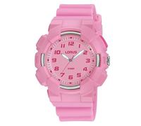 Lorus Ladies Pink Rubber Strap Watch R2353NX9