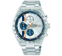 Lorus Watches Rm399jx9 43mm 10atm Quartz/analogical Watch Silver Men