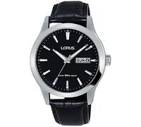 Lorus Watches Unisex Analogue Watch with Black Dial Analogue Display - RXN27DX9