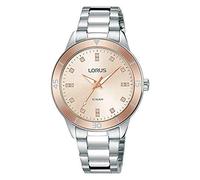 Lorus Ladies Sports Light Rose Gold Sunray Dial Bracelet Watch RG241RX9
