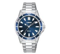 Lorus Women's Analogue Quartz Watch with Metal Strap, Silver Blue