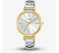 Lorus Ladies Dress Watch RG236QX9 Two-Tone Analog Silver