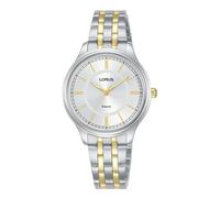 Lorus Women's Quartz Watch Stainless Steel with Metal Strap, Silver, Silver/Gold, Dress/Luxury