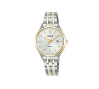 Lorus Women's Two-Tone Kaleidoscope White Dial Bracelet Watch