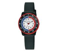 Lorus Youth 'Time Teacher' (27mm) White Dial/Black Silicone Strap RRX51JX9