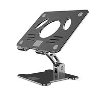 LORYEANM Desk Foldable Holder Bracket Stand Aluminum Laptop Table Stand Adjustable for Notebook for Table Eyelash Extension Cover