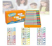 Lorynel Flip Books,Lorynel 30 Read and Rhyme Flip Books,Interesting Word Family FlipBooks,ABC Vocabulary Flash Cards,Word Families Letter Sounds Flash Cards Kindergarten Educational Reading Games (2)