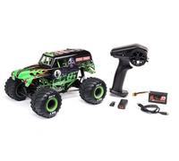 LOS 1/18 Mini LMT 4X4 Brushed Monster Truck RTR, Grave Digger C-LOS01026T1