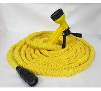 LOS 100FT Deluxe Expandable No Kink Extra Long Garden Hose Pipe with Water Spray Gun