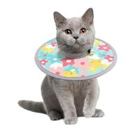 LOS ANDES Cat Recovery Collar - Adjustable Protective Alternative After Surgery, Lightweight Elizabethan Cone to Stop Licking Wounds for Kittens and Puppies