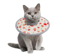 LOS ANDES Cat Recovery E-Collar - Adjustable Protective Alternative After Surgery for Kittens and Puppies, Lightweight Elizabethan Neck Cone to Stop Licking Wounds