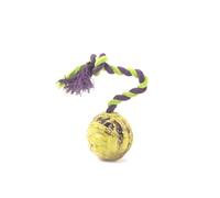 LOS ANDES Rope and Ball Dog Toy, Interactive Puppy Toy for Tug of War, Eco-Friendly Cotton Rope Toys, Medium/Small Dog Breed, Not Suitable for Dogs with Strong Aggressive Chewing